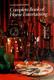 Cover of: Good housekeeping complete book of home entertaining.