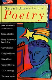 Cover of: Great American poetry
