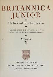 Cover of: Britannica junior by prepared under the supervision of the editors of the Encyclopaedia Britannica ...