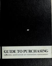 Guide to purchasing.