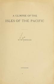 Cover of: A glimpse of the isles of the Pacific