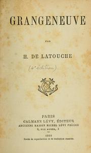 Cover of: Grangeneuve