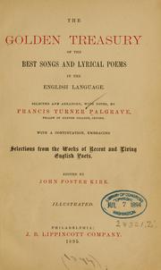 Cover of: The golden treasury of the best songs and lyrical poems in the English language.