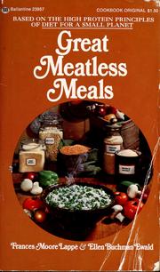 Cover of: Great meatless meals