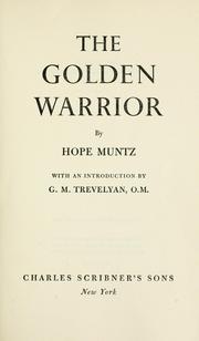 Cover of: The golden warrior by Hope Muntz