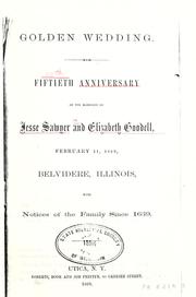 Cover of Golden wedding by 