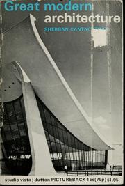 Cover of: Great modern architecture