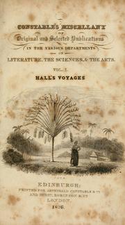Cover of: Hall's voyages. by Basil Hall