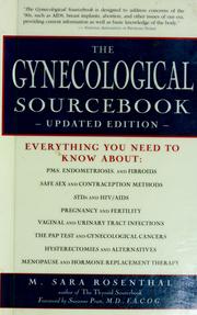 Cover of: The gynecological sourcebook