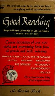 Cover of: Good reading