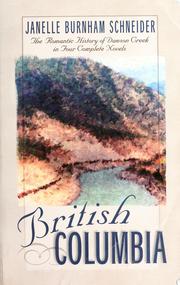 Cover of: British Columbia by Janelle Burnham Schneider