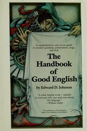 Cover of: The handbook of good English: first published as The Washington Square Press handbook of good English