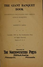 Cover of: The giant banquet book by Marietta Abell