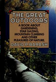 Cover of: The great outdoors by David P. Barash