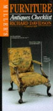 Cover of: Furniture