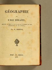 Cover of: Géographie de l'ile d'Haïti: précédée du précis et de la date des événemens les plus remarquables de son histoire