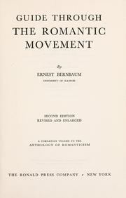 Cover of: Guide through the romantic movement.