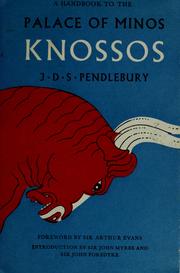 Cover of: A handbook to the palace of Minos, Knossus: with its dependencies.