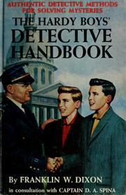 The Hardy boys detective handbook by Franklin W. Dixon