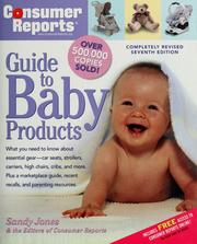 Cover of: Guide to baby products