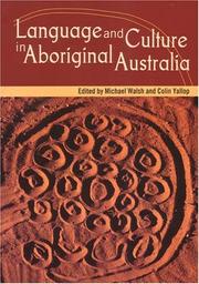 Cover of Language and culture in aboriginal Australia