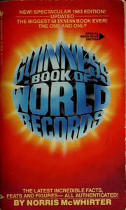 Cover of: Guinness 1983 book of world records