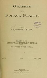 Cover of: Grasses and forage plants by Joseph Buckner Killebrew