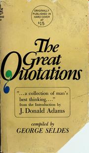 Cover of: The great quotations
