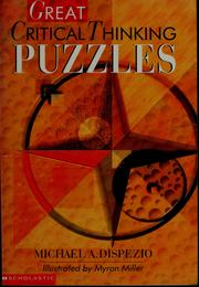 Cover of: Great critical thinking puzzles