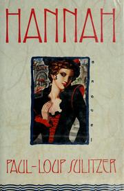 Cover of: Hannah by Paul-Loup Sulitzer
