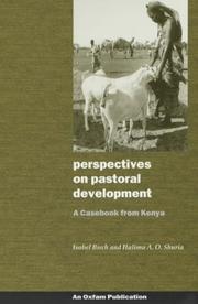Cover of: Perspectives on pastoral development: a casebook from Kenya