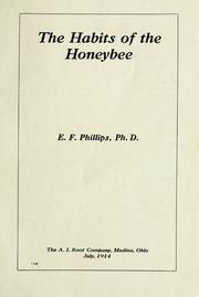 Cover of: habits of the honeybee
