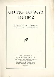 Cover of: Going to war in 1862