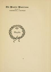 Cover of: Haydn