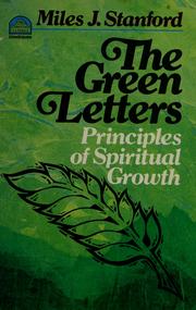 Cover of: The green letters