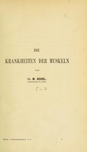 Cover of: Handbuch der Kinderkrankheiten