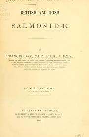 Cover of: British and Irish Salmonidæ. by Francis Day