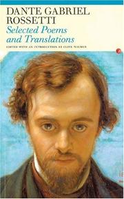 Cover of: Selected Poems and Translations: Dante Gabriel Rossetti