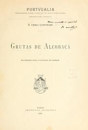 Cover of: Grutas de Alcobaça.