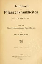 Cover of: Handbuch der Pflanzenkrankheiten.