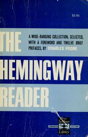Cover of: The Hemingway reader
