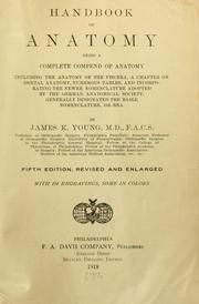 Cover of: Handbook of anatomy by Young, James K.