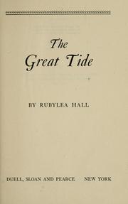 Cover of: The Great Tide