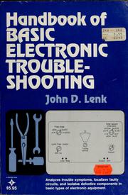Cover of: Handbook of basic electronic troubleshooting