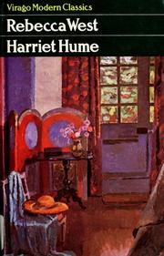 Cover of: Harriet Hume by Rebecca West