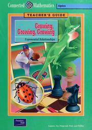 Cover of: Growing, growing, growing by Glenda Lappan