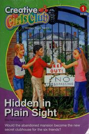 Cover of: Hidden in plain sight by Ellie McDonald