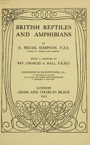 Cover of: British reptiles and amphibians by Alexander Nicol Simpson