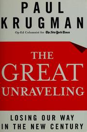 Cover of: The Great Unraveling