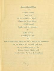 Cover of: Heads of families of McLean County, Illinois, at the census of 1840 ...